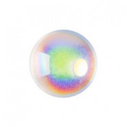 Les perles par Puca® Cabochon 14mm - Crystal ab 00030/28701